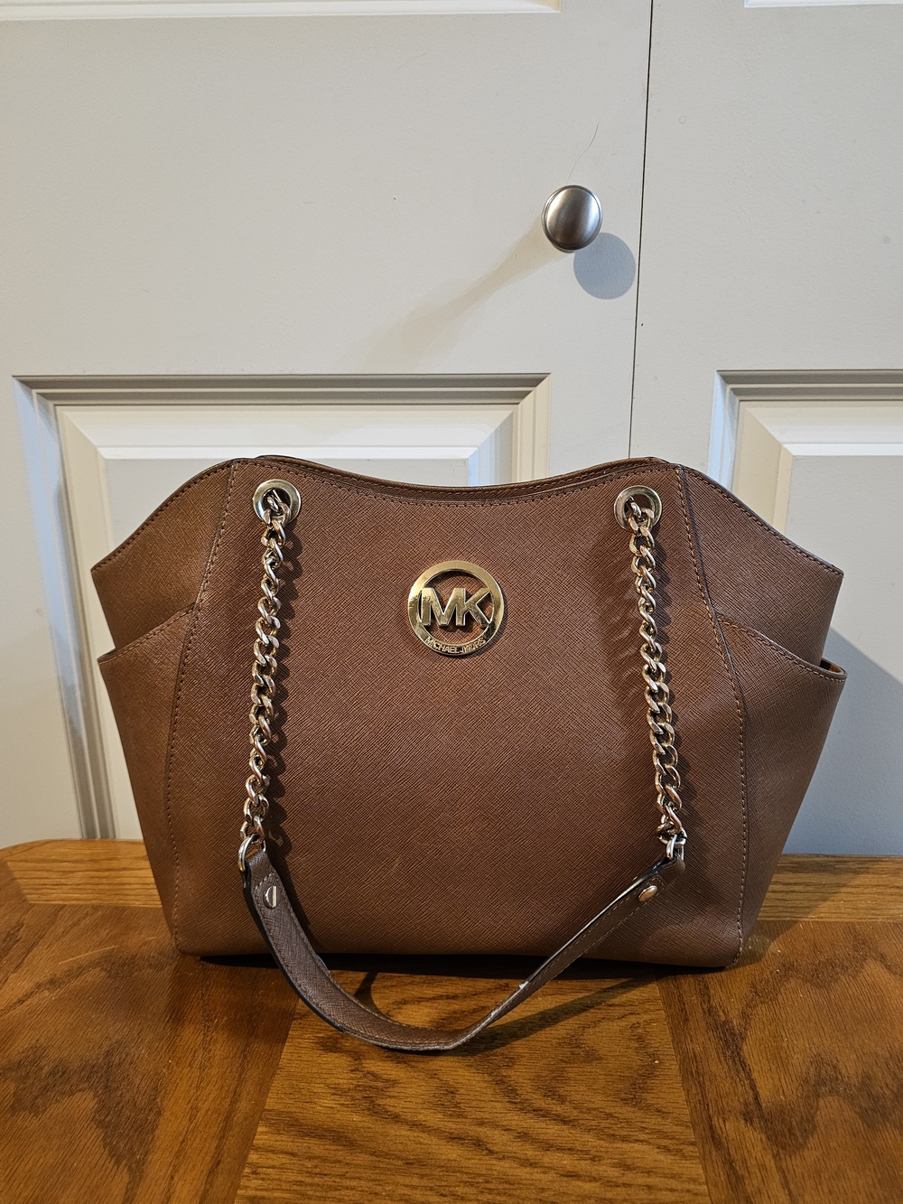 Michael Kors Brown Saffiano Leather Tote